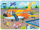 Frank Aeroplane 15 Pieces Floor Puzzle for 3 Year Old Kids and Above